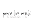 Shop Peace Love World